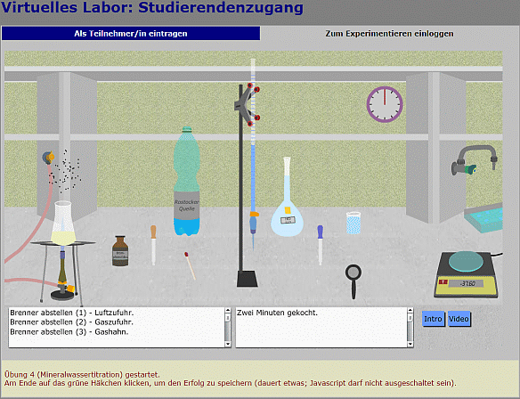 Virtuelles Chemielabor